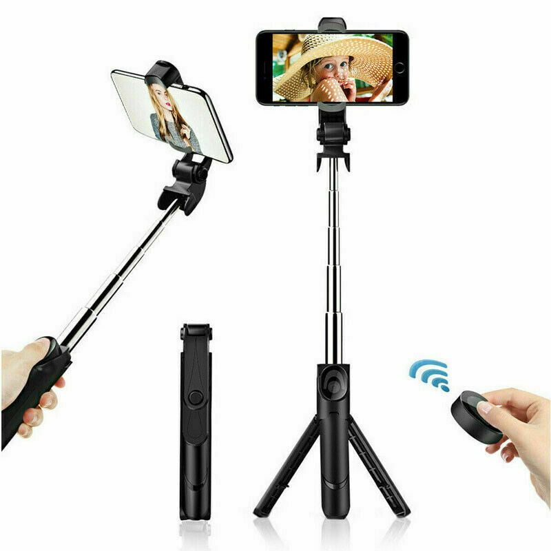 Fit Telescopic Selfie Stick Bluetooth Tripod Monopod Phone Holder